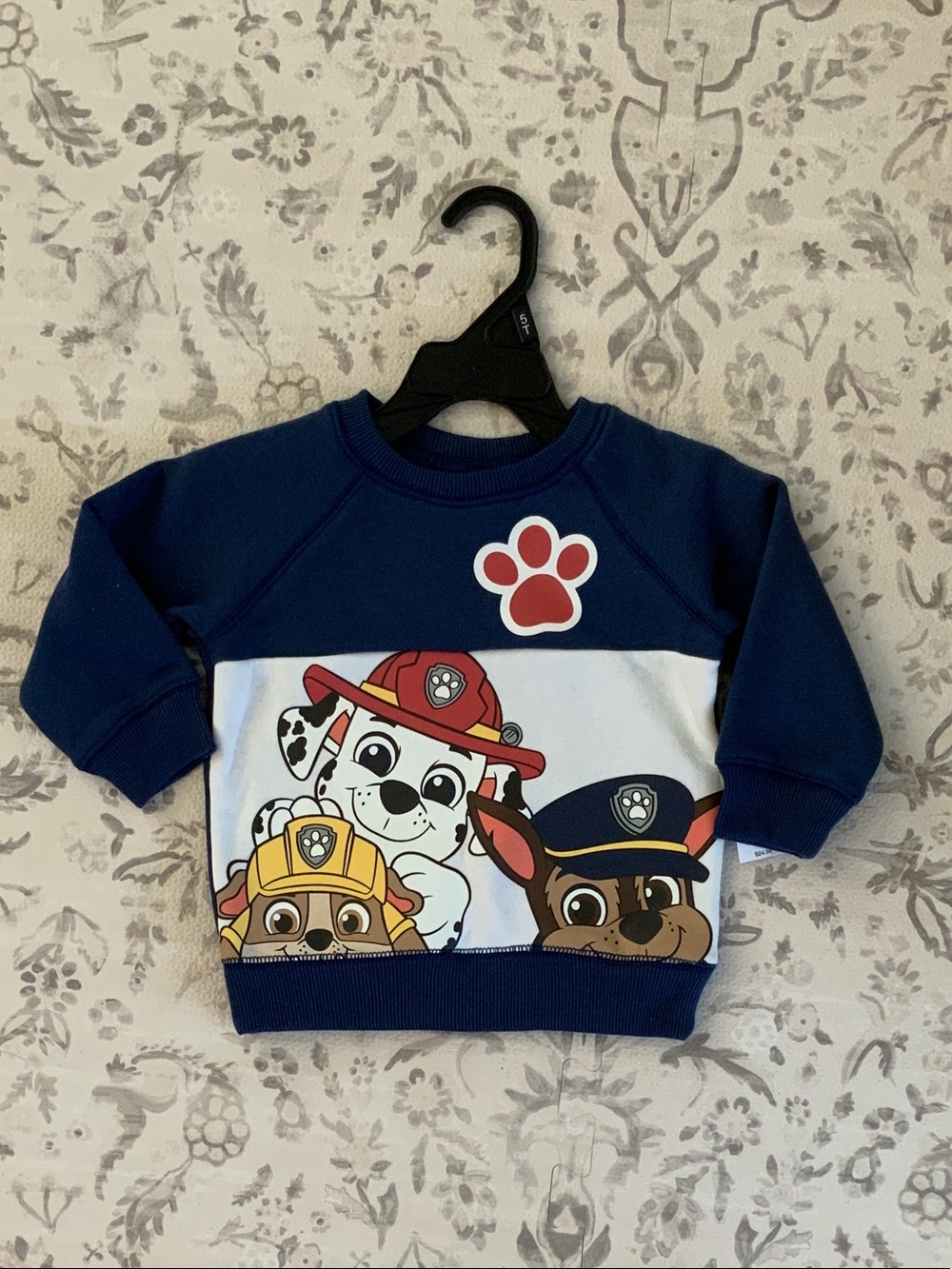 Nickelodeon Paw Patrol Blue Sweatshirt with Character Panel